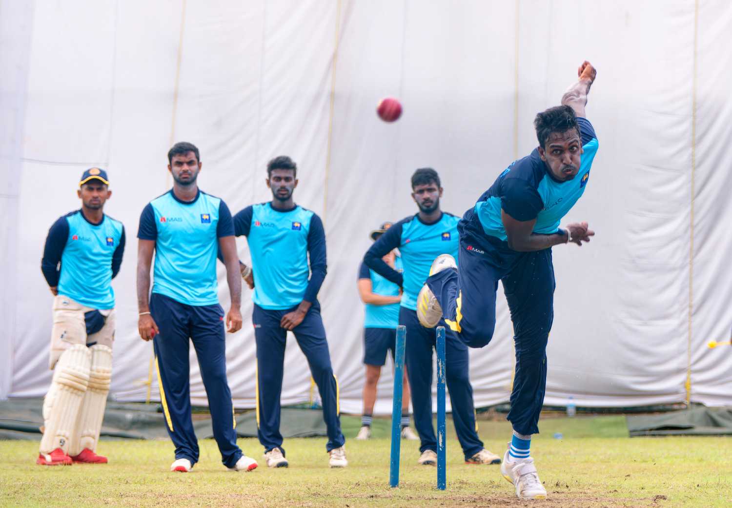 Photos Sri Lanka A Practicing ahead of the 2nd FourDay Game