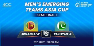 Sri Lanka A vs Pakistan A