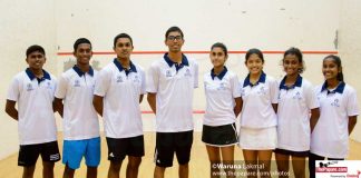 Sri Lanka Junior Squash Team 2019