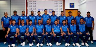 Sri Lanka Men's Cricket Team Departure