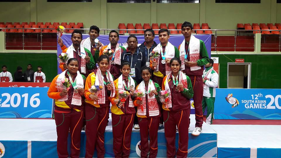 One Silver and Bronze Medals for Sri Lanka Table Tennis