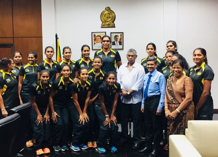 Sri Lanka Netball Team touring Malawi