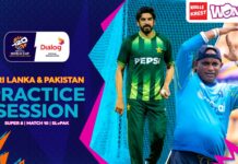 WATCH – Sri Lanka & Pakistan sharpen skills ahead of final #T20WorldCup game in Pallekele!