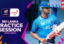 WATCH – All set for Home World Cup as Sri Lanka train on eve of Ireland game #T20WorldCup