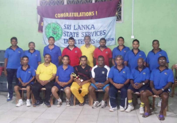 Sri Lanka State Services Table Tennis 2015 Champions - Kandy Municipal Council