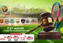 REPLAY – Sri Lanka Tennis Premier League – Player Auction Sri Lanka Tennis Premier League