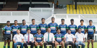 Sri Lanka U20 Rugby 7s team 2017