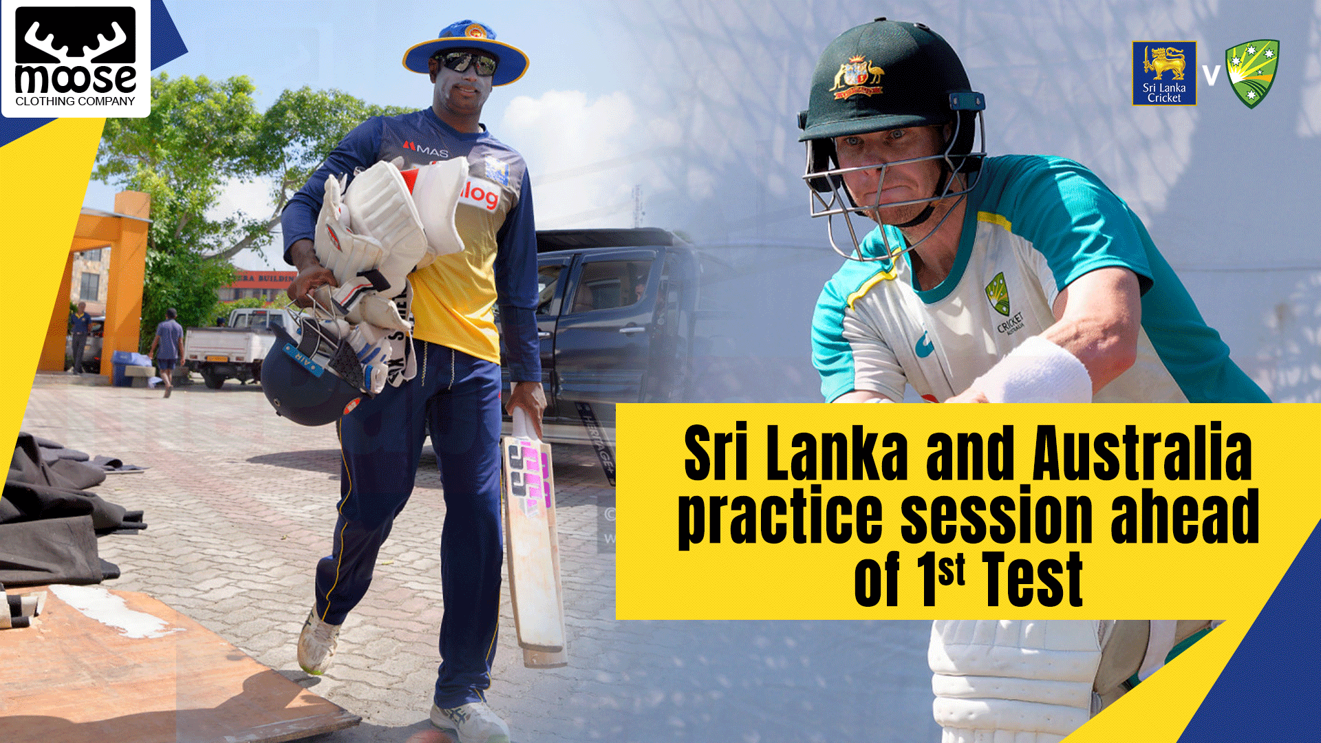 Watch Sri Lanka and Australia practice session ahead of 1st Test