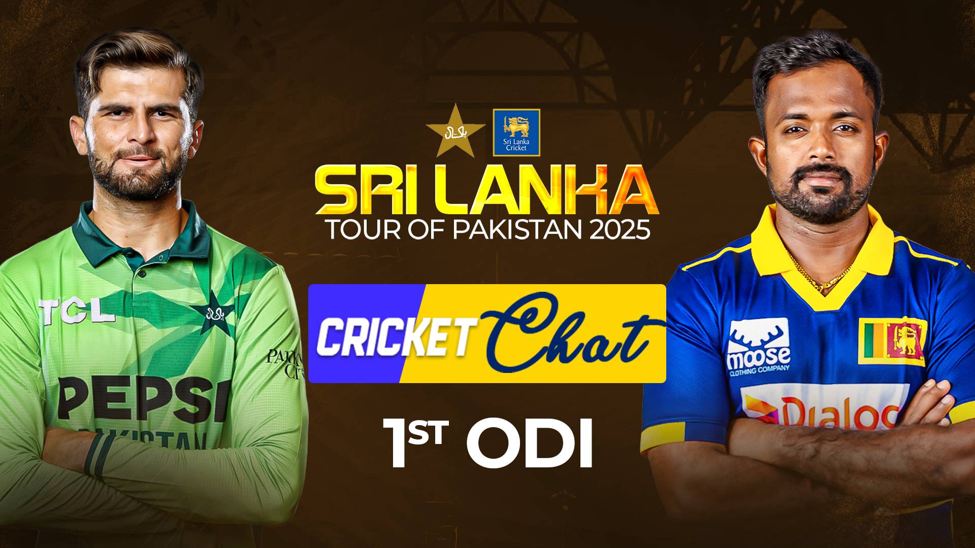 REPLAY - 1st ODI - Sri Lanka tour of Pakistan 2025 - Cricket Chat