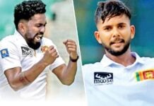 ශ්රී ලංකාව ජයග්රහණයට ලකුණු 94ක් පිටුපසින් Sri Lanka tour of West Indies