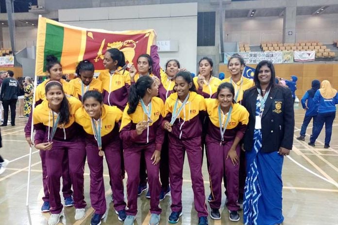 Sri Lanka v Hong Kong 3rd place Asian Youth Netball 2019