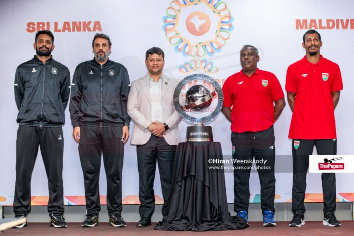 Football Sri Lanka officially launched the inaugural South Asian Super Cup 2025 with the unveiling of the championship trophy, with the two-match series played between Maldives & Sri Lanka.