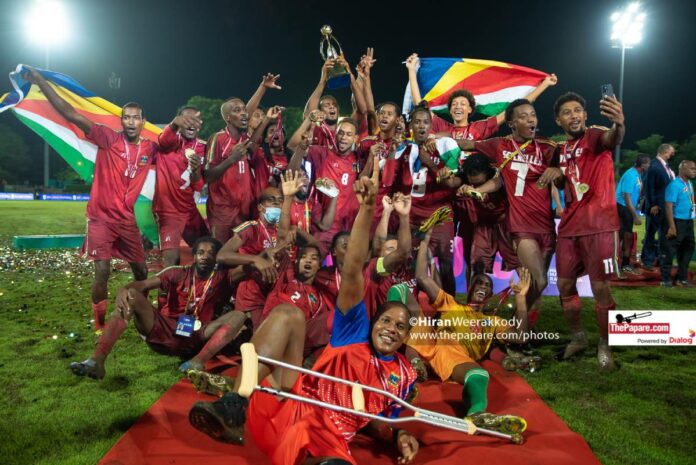 Winners Seychelles | Sri Lanka v Seychelles - Four Nations Prime Minister Mahinda Rajapaksa Trophy