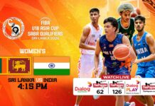 REPLAY – Sri Lanka vs India – FIBA U18 Women’s Asia Cup SABA Qualifier’s 2026 Sri Lanka vs India