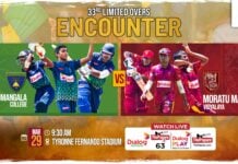 REPLAY – Sri Sumangala College vs Moratu Maha Vidyalaya – 33rd Limited Overs Encounter Sri Sumangala College vs Moratu Maha Vidyalaya