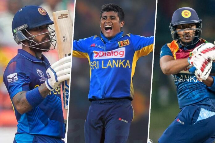 Sri lanka 17 member odi squad names for zimbabwe