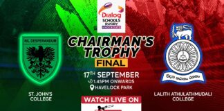 LIVE - St. John's College vs Lalith Athulathmudali College