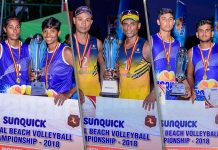 Army & Navy champions at Sunquick Beach Volleyball
