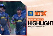 WATCH – Army SC vs Moratuwa SC | Tier B T20 Tournament | Quarter Finals Army SC vs Moratuwa SC
