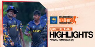 WATCH – Army SC vs Moratuwa SC | Tier B T20 Tournament | Quarter Finals Army SC vs Moratuwa SC