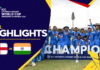 HIGHLIGHTS – England vs India – ICC U19 Men’s Cricket World Cup 2026 – Final
