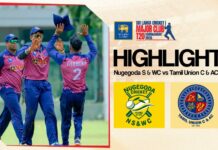 WATCH – HIGHLIGHTS – Tamil Union C & AC vs Nugegoda S & WC | Major Clubs T20 Tournament 2026 Tamil Union C & AC vs Nugegoda S & WC