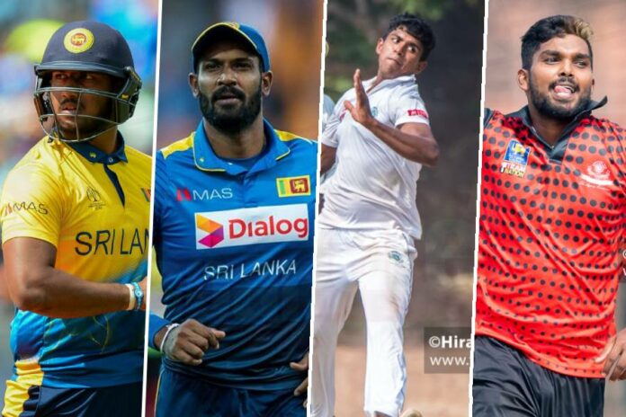 Twelve Sri Lankan players
