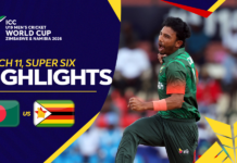 HIGHLIGHTS – Bangladesh vs Zimbabwe – ICC U19 Men’s Cricket World Cup 2026 – Match 11, Super Six