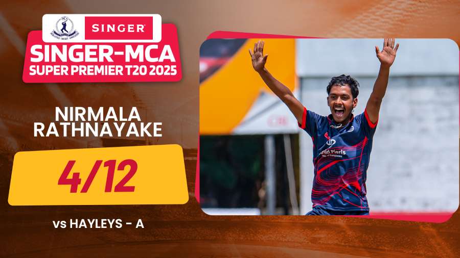 WATCH - Nirmala Rathnayake 4/12 vs Hayleys - Singer-MCA Super Premier ...