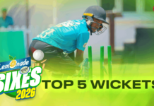 WATCH – Top 5 Wickets of the Tournament | Lemonade Sixes 2026 Lemonade Sixes 2026