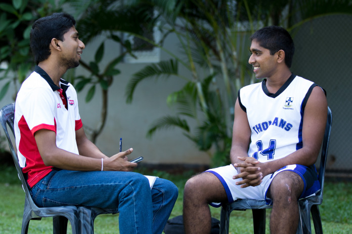 Sri Lanka schools Basketball player