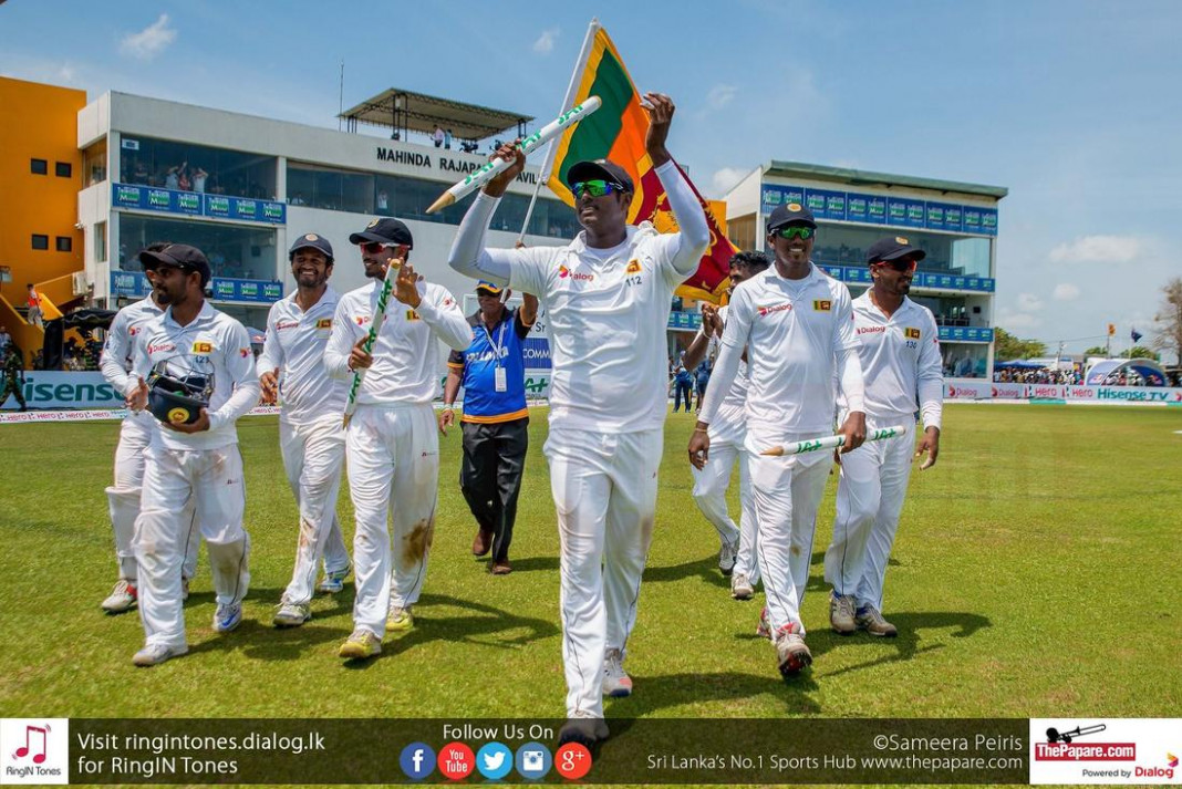 Sri lanka v Australia 2nd Test Angelo Mathews