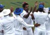 Sri Lankan bowlers made to toil hard on first day