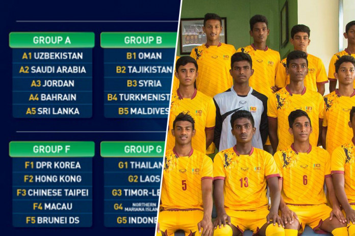 Sri Lanka in AFC U16 Championship 2018