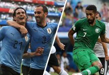 Uruguay finish on top; Saudi down Egypt
