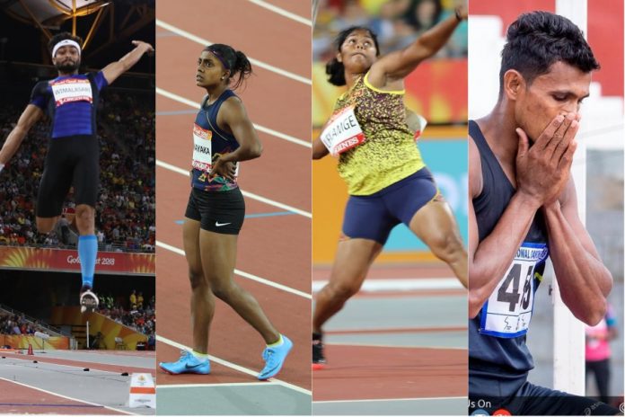 4 track 7 field athletes bow out