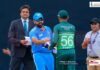 Rain plays spoil-sport after Pakistan bowl India out for 266