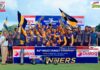 Royal camp celebrating with the Mustangs Trophy – 46th Mustangs Trophy