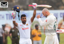 Chandimal ton puts Sri Lanka on top