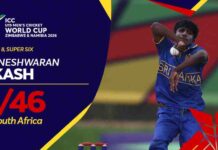 HIGHLIGHTS – Vigneshwaran Akash 4/46 vs South Africa – ICC U19 Men’s Cricket World Cup 2026 – Match 8, Super Six Vigneshwaran Akash