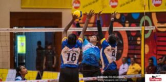 Army – Ports Authority (mens) and Air Force – Hirdaramani (womens) reach finals of NSL volleyball Volleyball