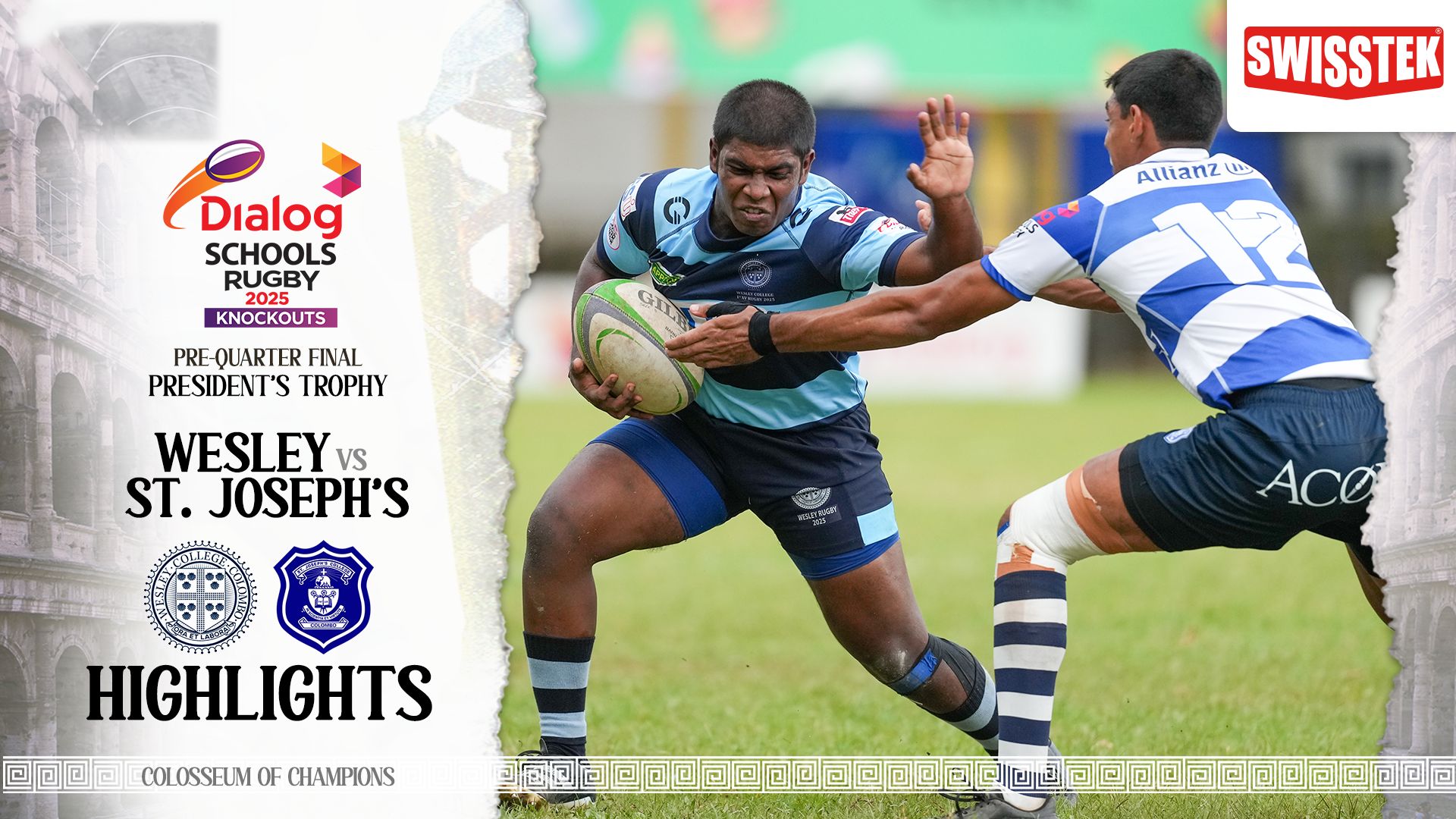 HIGHLIGHTS - Wesley vs St. Joseph’s – Dialog Schools Rugby Knockouts ...
