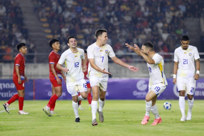 Wade Dekker and Adhavan Rajamohan goals in each half saw Sri Lanka defeat Laos after 22 years in a FIFA International Friendly played at the National Stadium in Vientiane, Laos.