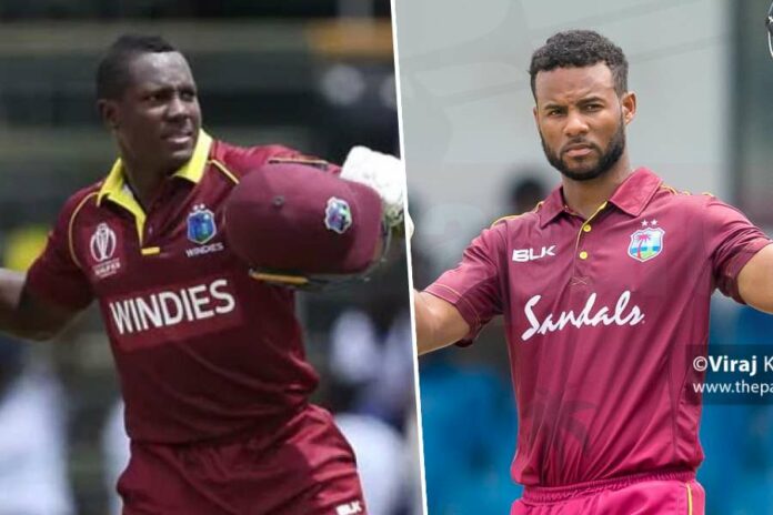 Shai Hope and Rovman Powell