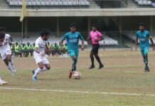 Naveen hat-trick lifts Western; Southern score late Naveen Jude in action for Western Province against Uva Province | Ceylon Provincial League 2022 – Independence Trophy