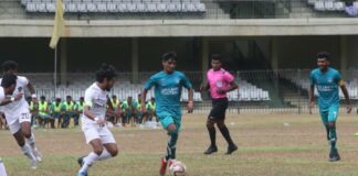 Naveen Jude in action for Western Province against Uva Province | Ceylon Provincial League 2022 – Independence Trophy