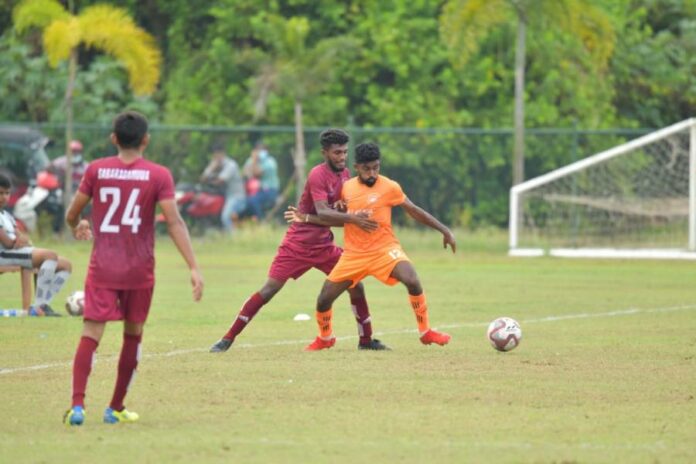 Action from Sabaragamuwa v Southern 1st leg semi-final | Ceylon Provincial League 2022 – Independence Trophy