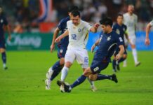 Thailand down scrappy but determined Sri Lanka Patrik Gustavsson's secured Thailand a 1-0 victory over Sri Lanka in the AFC Asian Cup Saudi Arabia 2027 Qualifiers Final Round Group D tie.