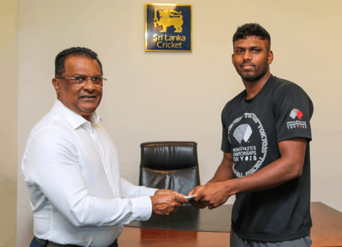 SLC Financial Grant for Rumesh Tharanga