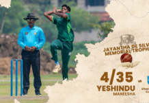 WATCH – Yeshindu Maneesha 4/35 vs Dharmashoka | Inaugural Jayantha de Silva Memorial Trophy Encounter 2026